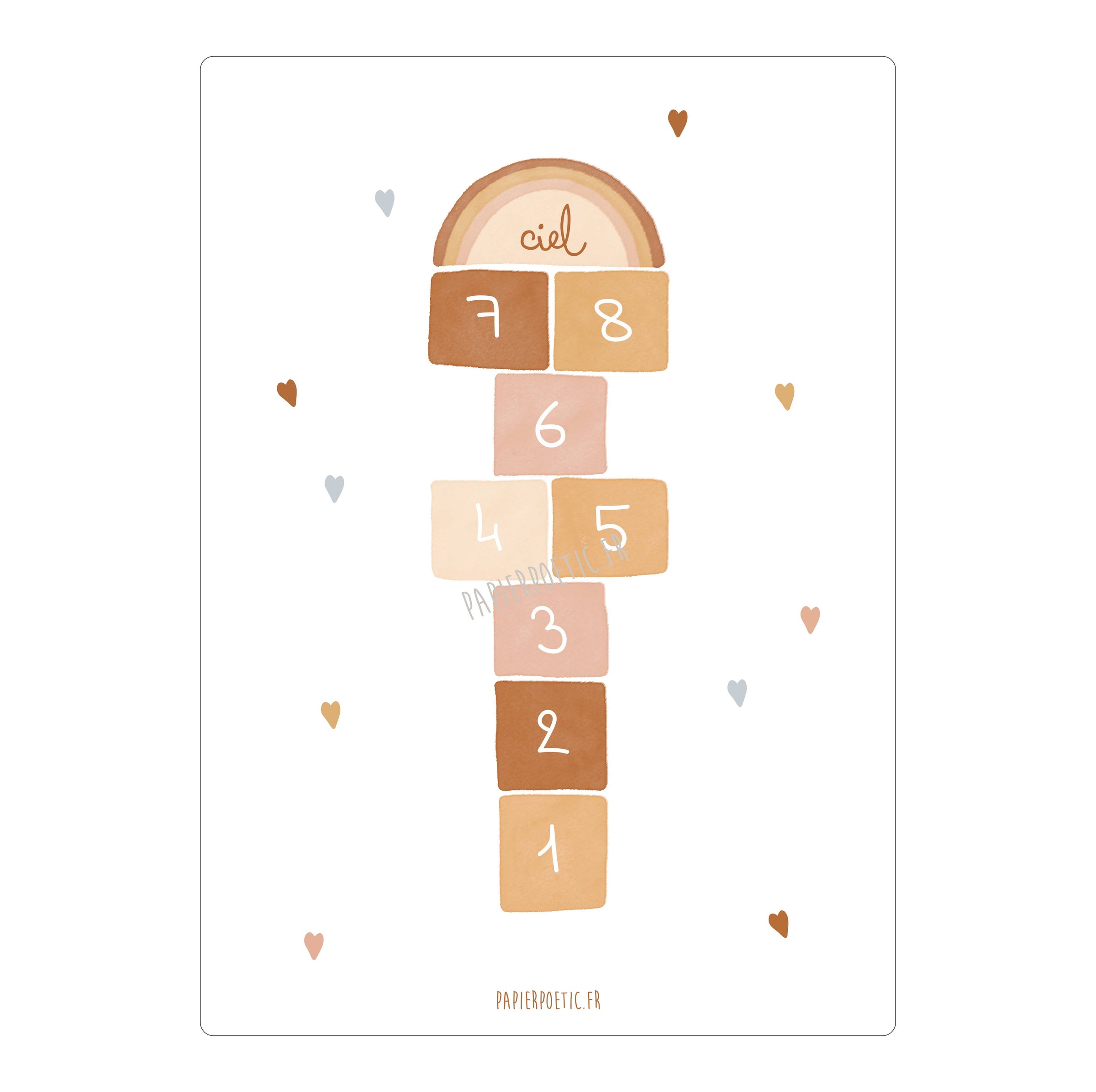 Carte/Card "Marelle"