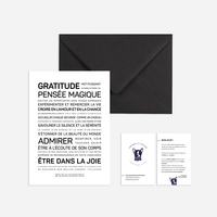 Gratitude, pensée magique: MINI A6 10.5 x 14.8 mm