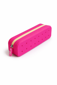 Trousses scolaire Perforée POP & CLIP - créatif - DIY: Rose Fushia