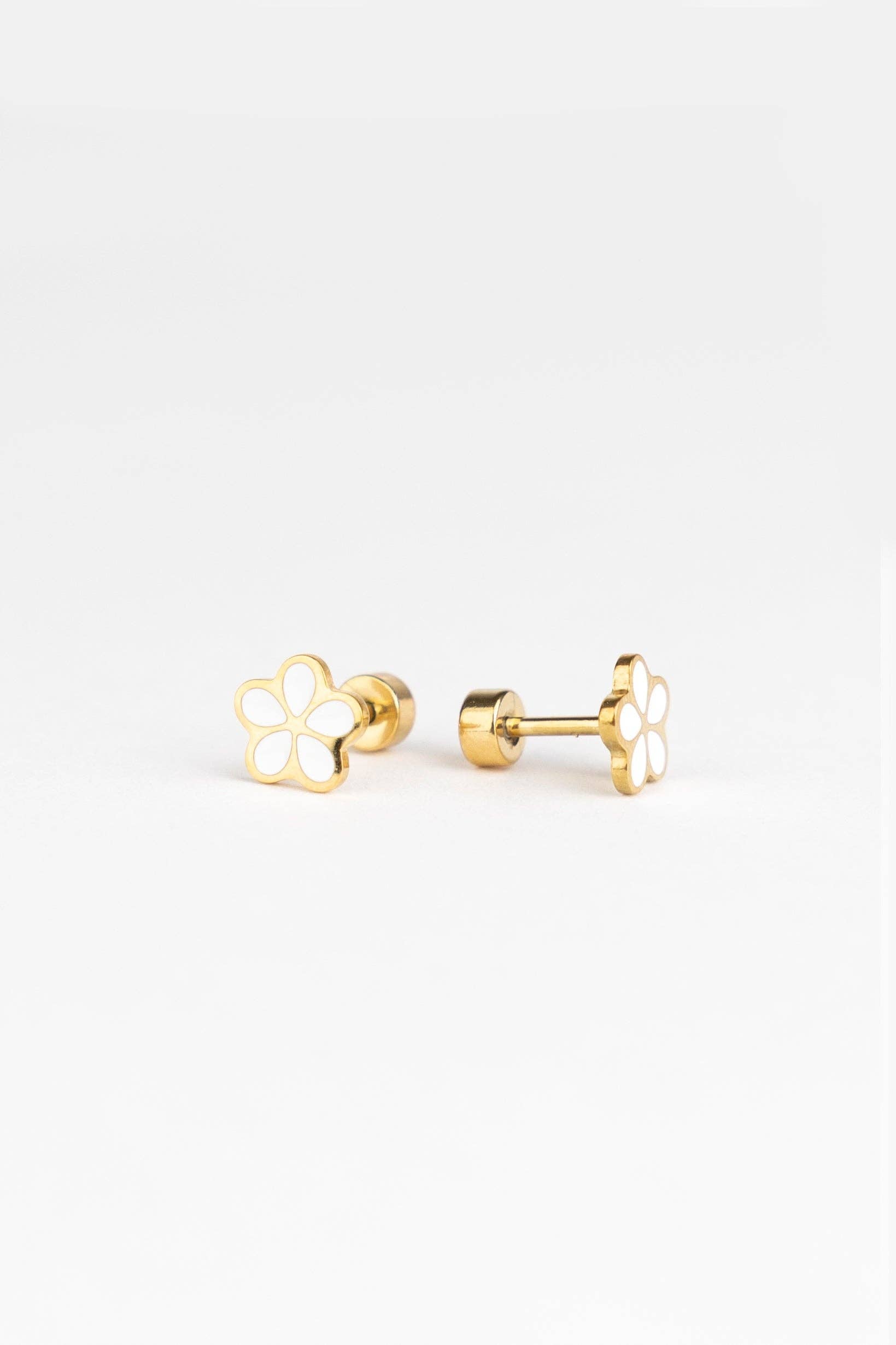 Boucles d'oreilles clous - Pure Pétale