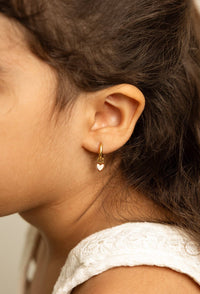 Boucles d'oreilles clous - Duo Cœur