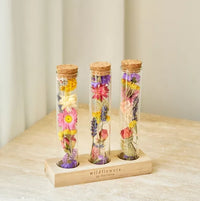 Coffret fleurs séchées en bouteille