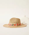 Chapeau Fleurs Orange