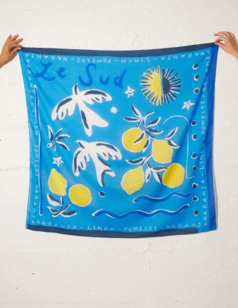 Foulard Le Sud Bleu