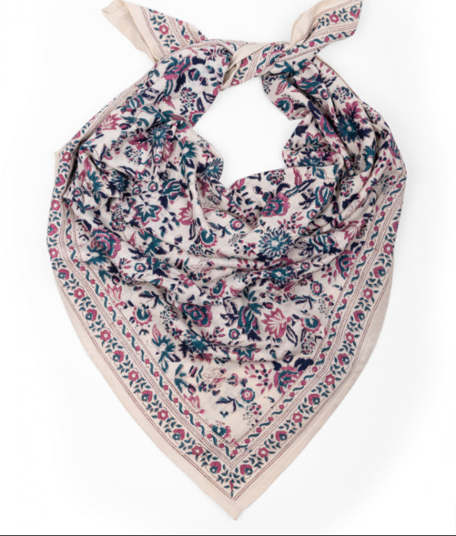 Grand foulard - Goa Myrtille