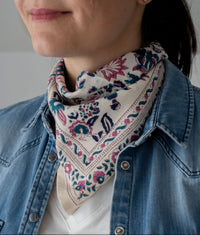 Petit foulard - Goa Myrtille