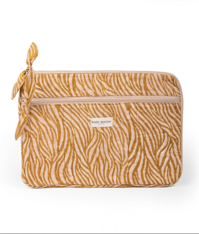 Pochette d'ordinateur - Zebra Havane