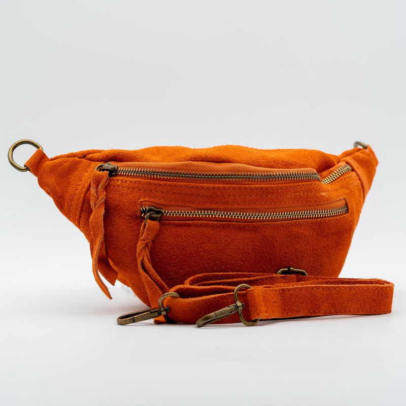 Sac Banane Daim Orange