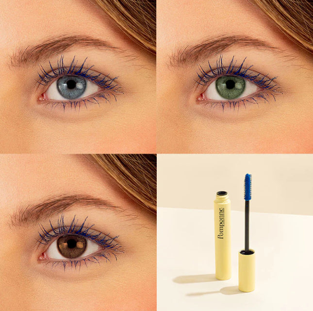 Mascara naturel booster de cils • Bleu électrique