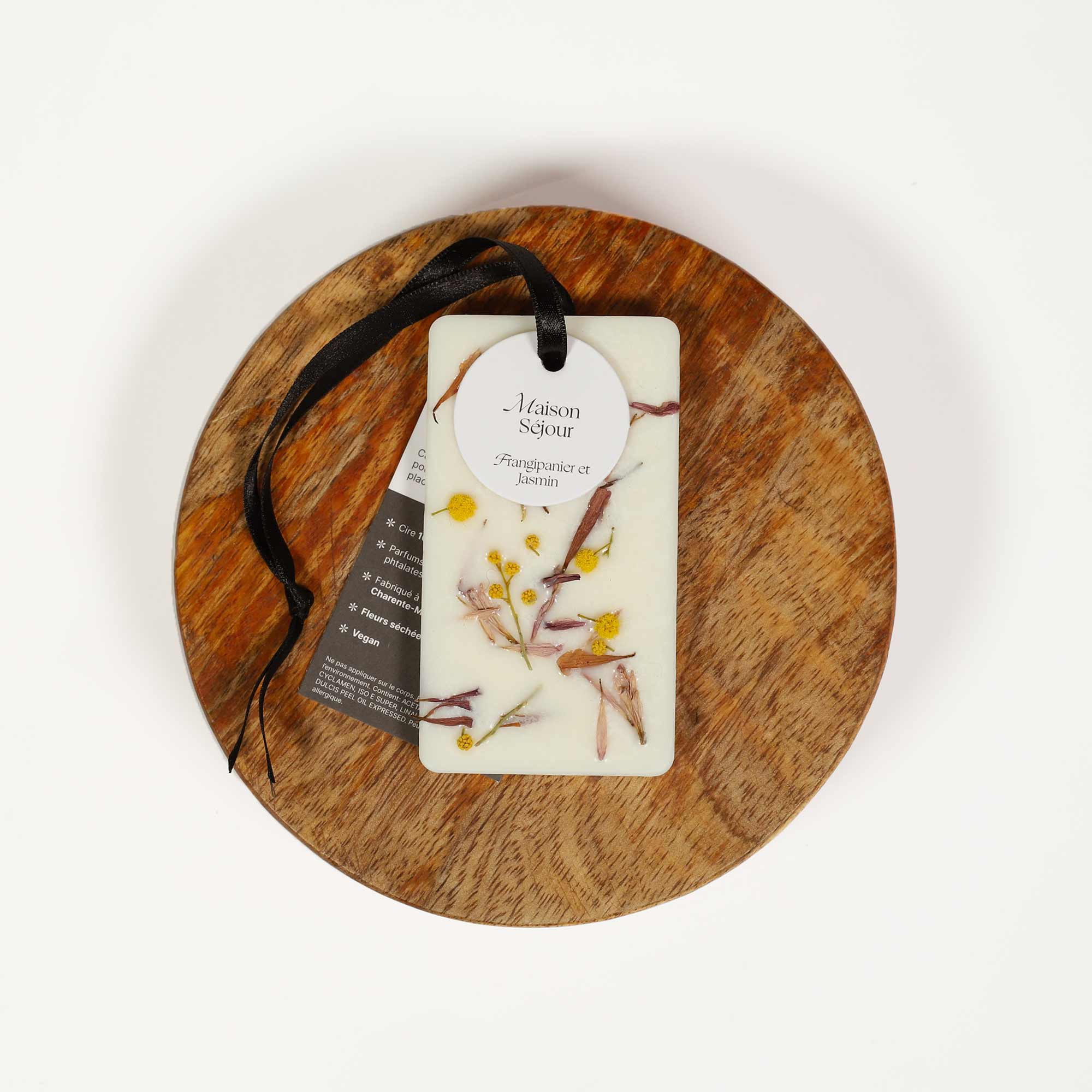 Carte florale parfumée - Frangipanier et Jasmin