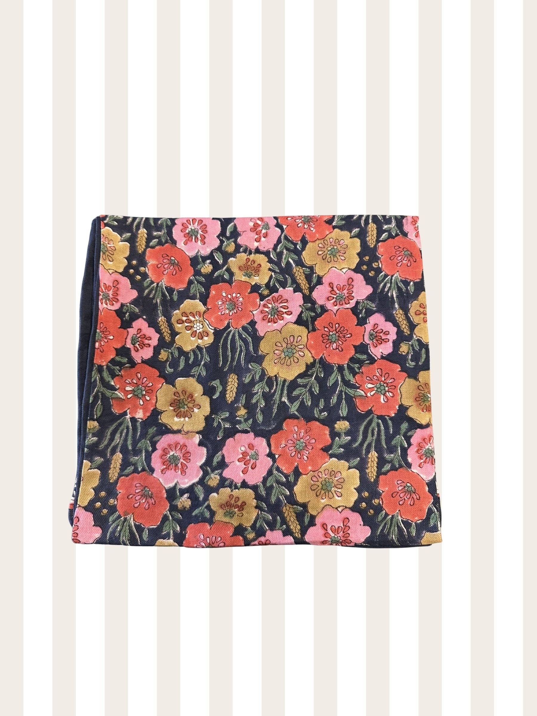 Foulard 100 cm Indore Klein