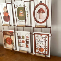 Carte "Etagères de mugs" Automne