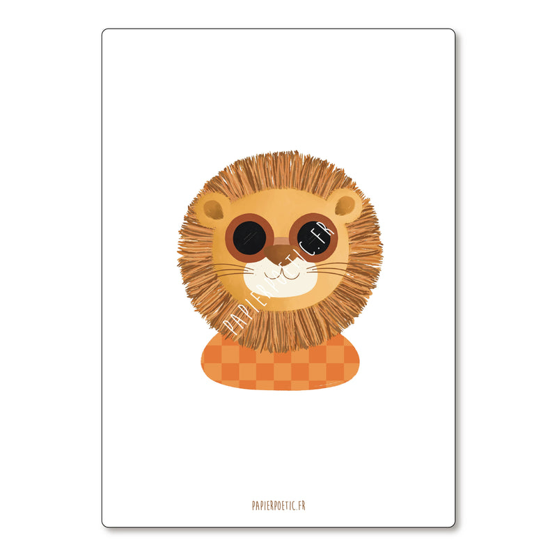 Carte "Lion summer"