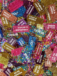 MAITRESSE MAGIQUE Porte-clés à paillettes