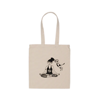 Tote bag "zen with cats"