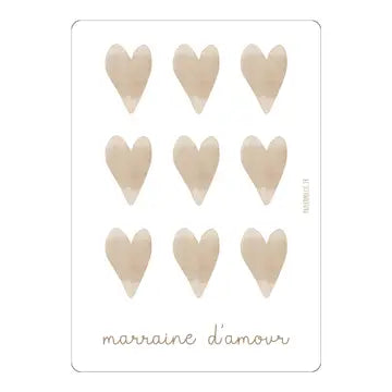 Carte "Marraine d'amour”