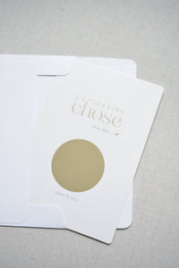 Cartes annonces à gratter: Marraine