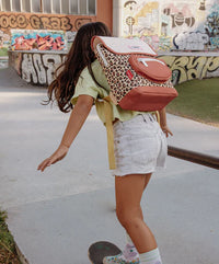 Sac à dos Léopard et rayures