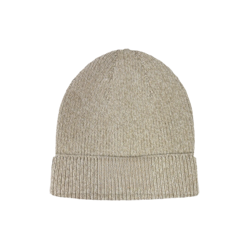 Bonnet grand bé beige chiné