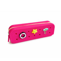 Trousses scolaire Perforée POP & CLIP - créatif - DIY: Jaune