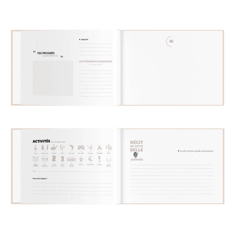Livre souvenirs d'anniversaires