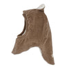 Cagoule velours taupe: T0 : 9 - 18 mois