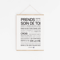 Carte Affiche - Prends soin de toi (A6 10.5 x 14.8 mm)