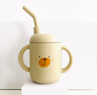 Verre à paille pour bébé et enfant: Bleu Ciel
