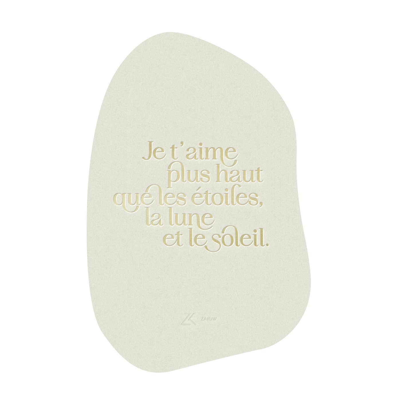 Carte postale - Je t'aime