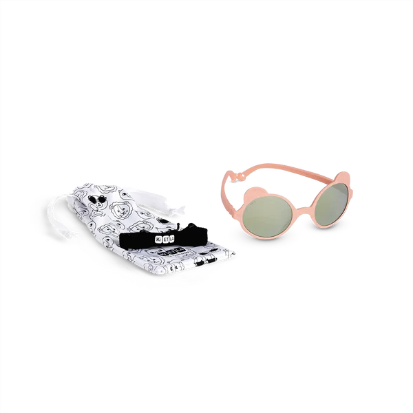 Lunettes de soleil Ourson BABY Rose pêche