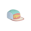 Casquette five anti uv bleu rose vert
