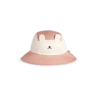 Chapeau Camper anti uv ourson rose