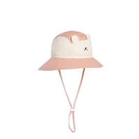 Chapeau Camper anti uv ourson rose