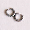 Créoles large en acier inoxydable 16 mm - argenté