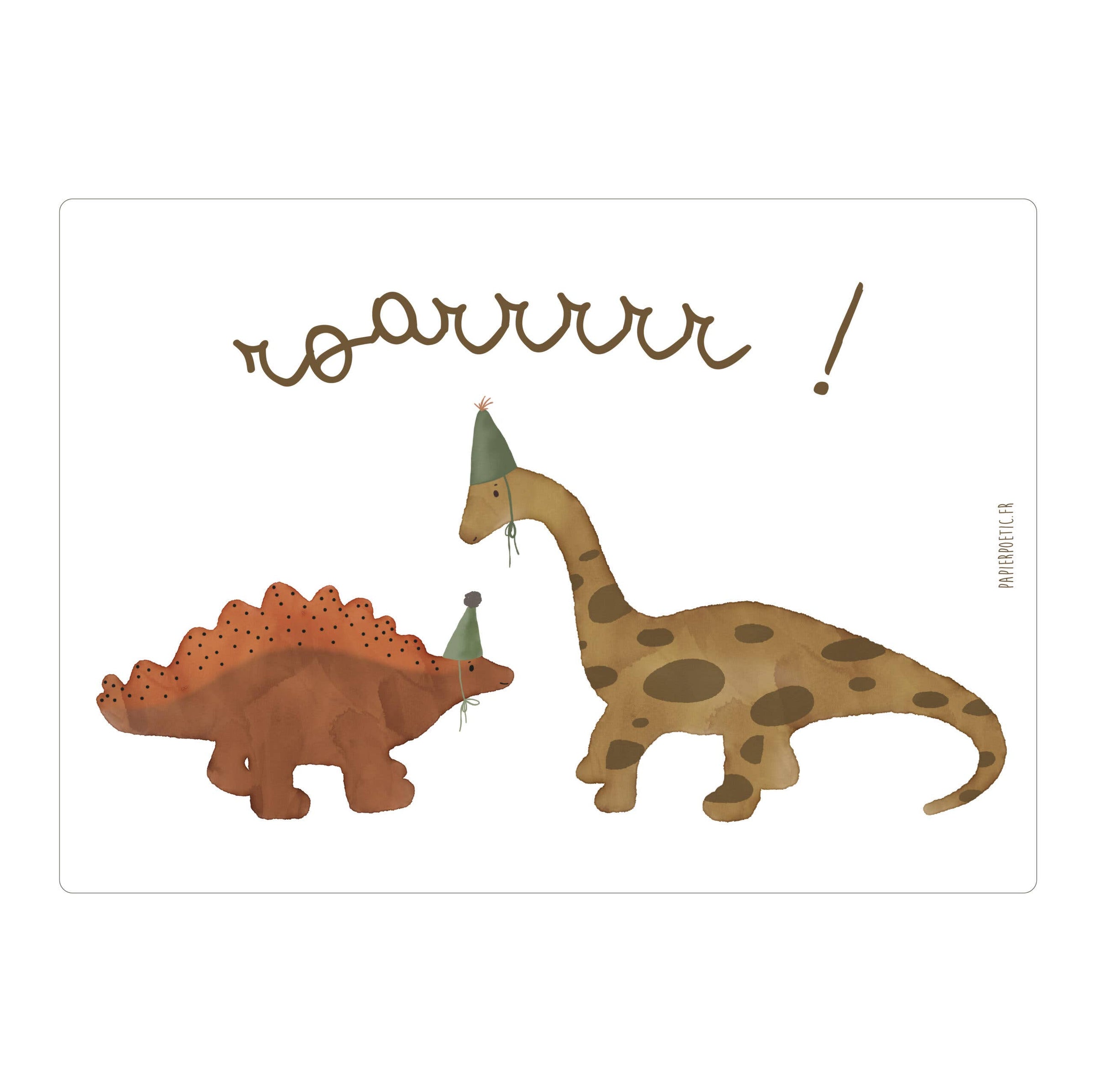 Carte Postale / Card "Les Dinosaures En Fête"