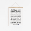 Gratitude, pensée magique: MINI A6 10.5 x 14.8 mm