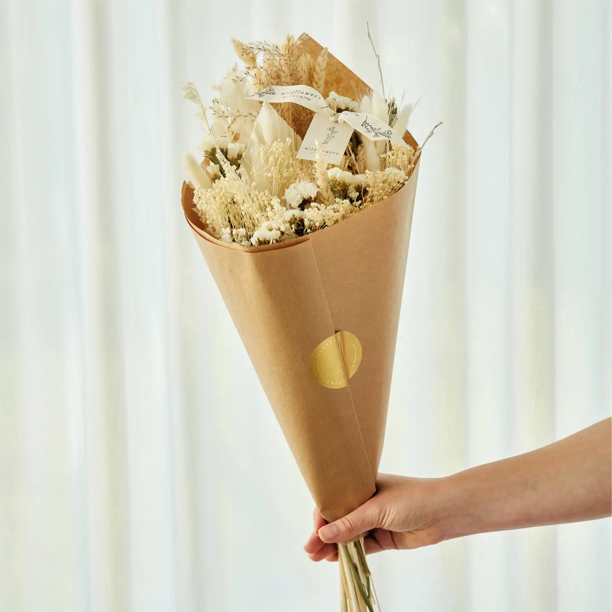 Fleurs séchées - Blanc exclusif - Favori des mariages