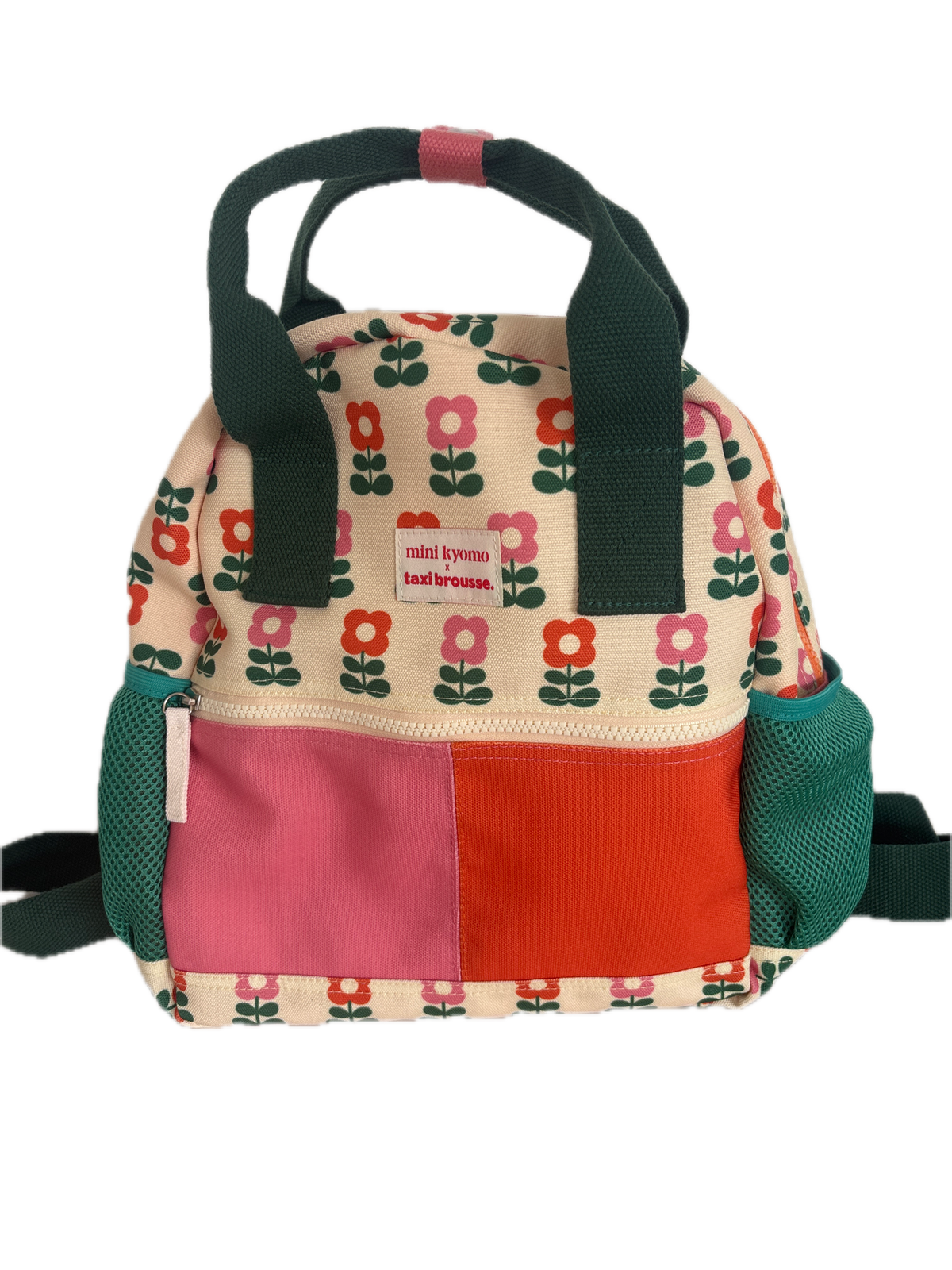 Sac à dos mini Fleurs des années 70 Kyomo x Taxi Brousse