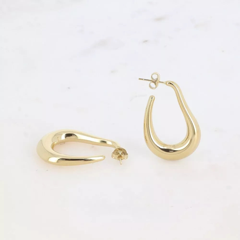 Boucles d'oreilles créoles pendantes