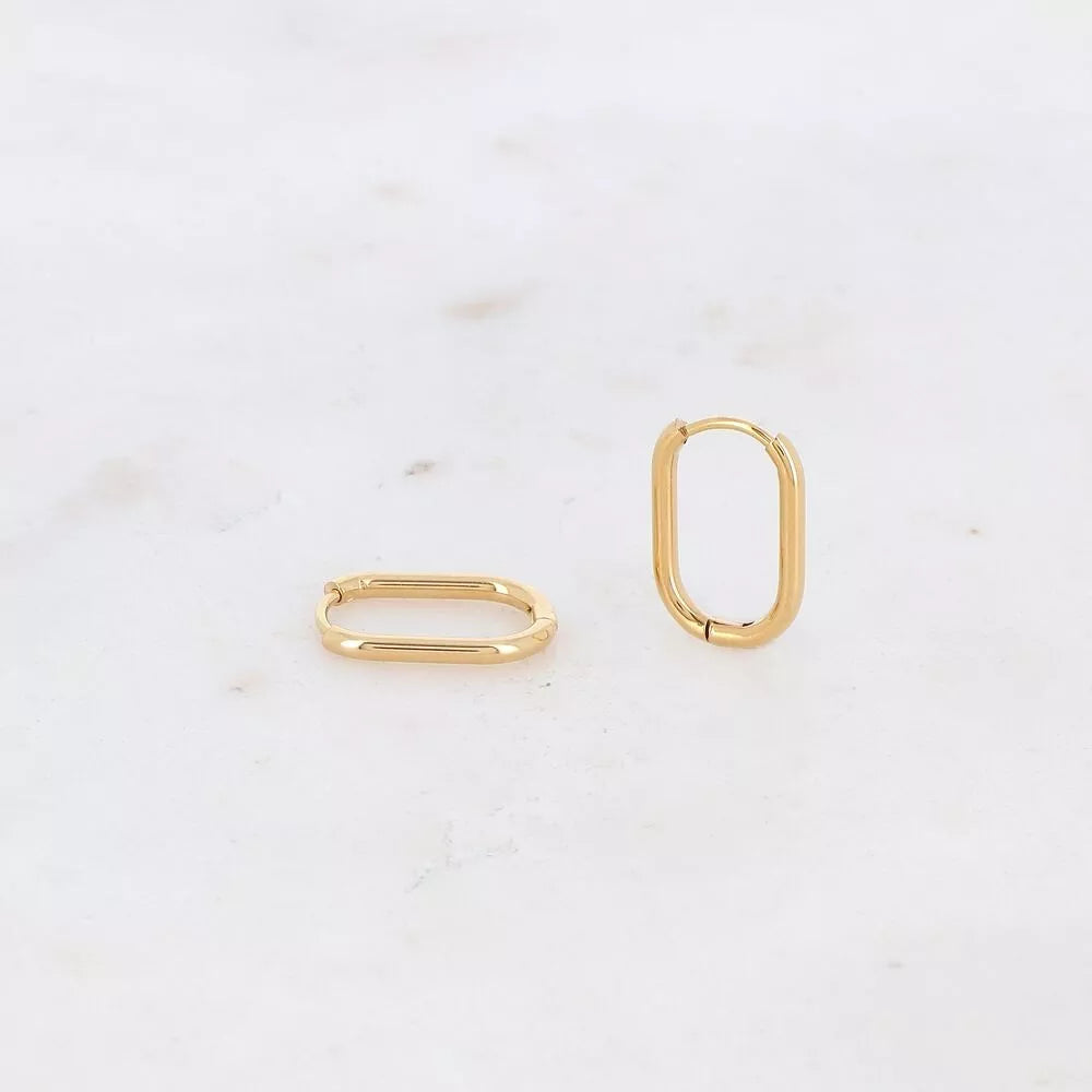 Créoles ovales 18mm