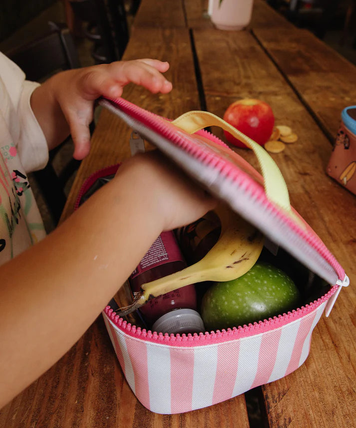 Sac repas Pink Stripe