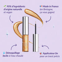 Eye-liner pailleté