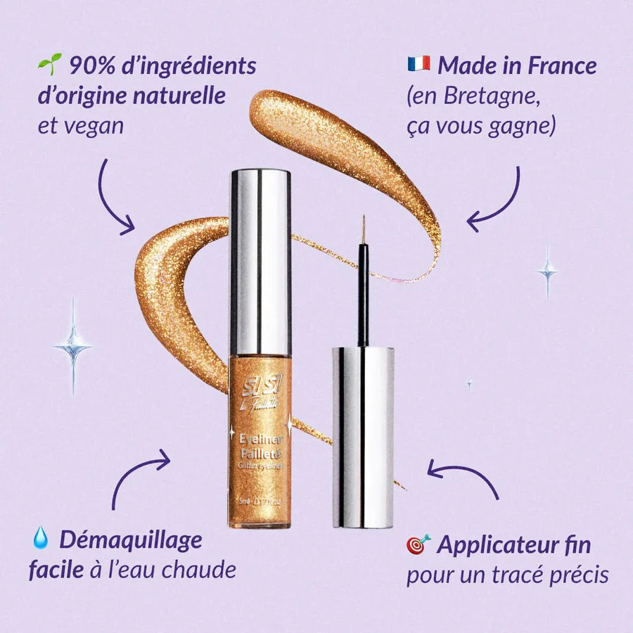 Eye-liner pailleté