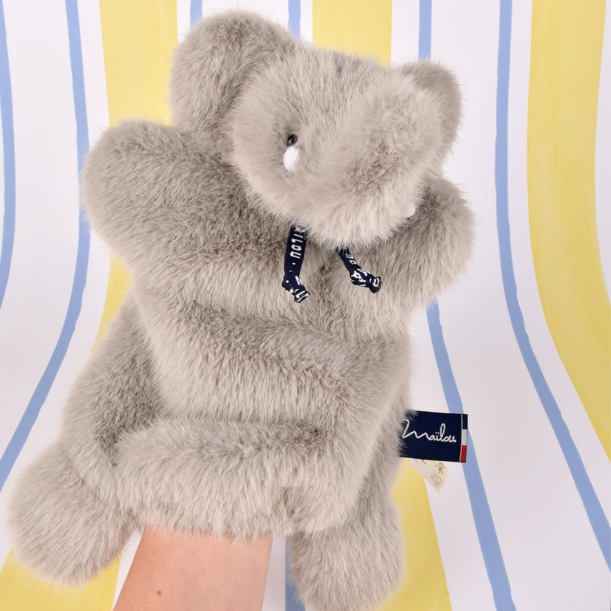 Doudou marionnette éléphant