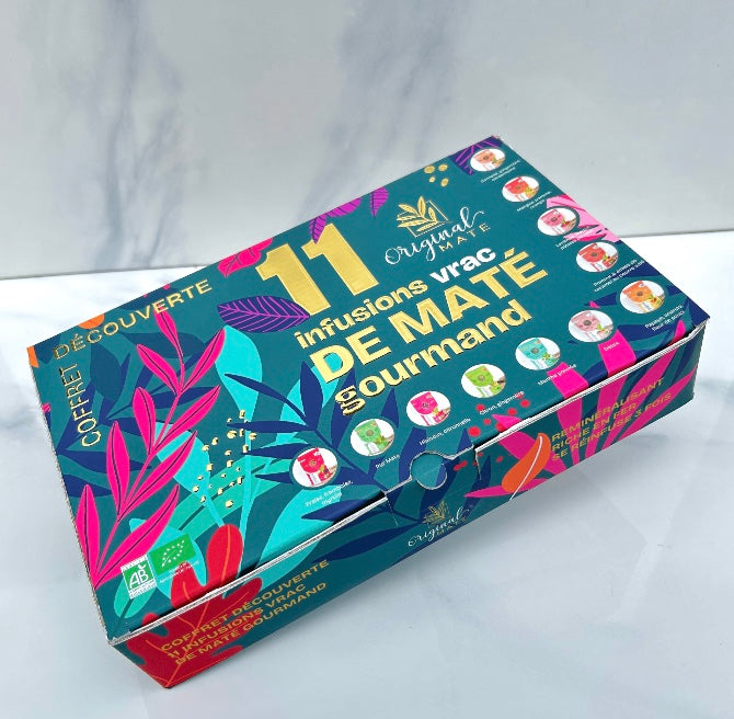 Coffret découverte : 11 infusions x 10g de chacune des infusions permanentes