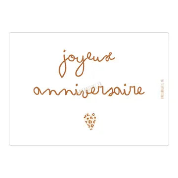 Carte Anniversaire "graou"