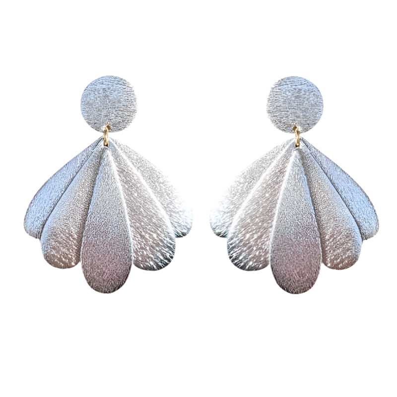 Boucles d'oreilles en cuir Jackie  5 coloris