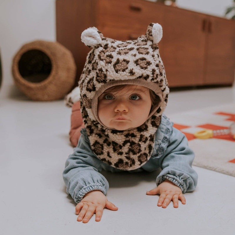Cagoule léopard: T1 : 2 - 4 ans