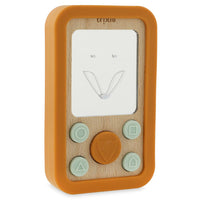 Téléphone bébé en silicone et bois - Mr. Fox