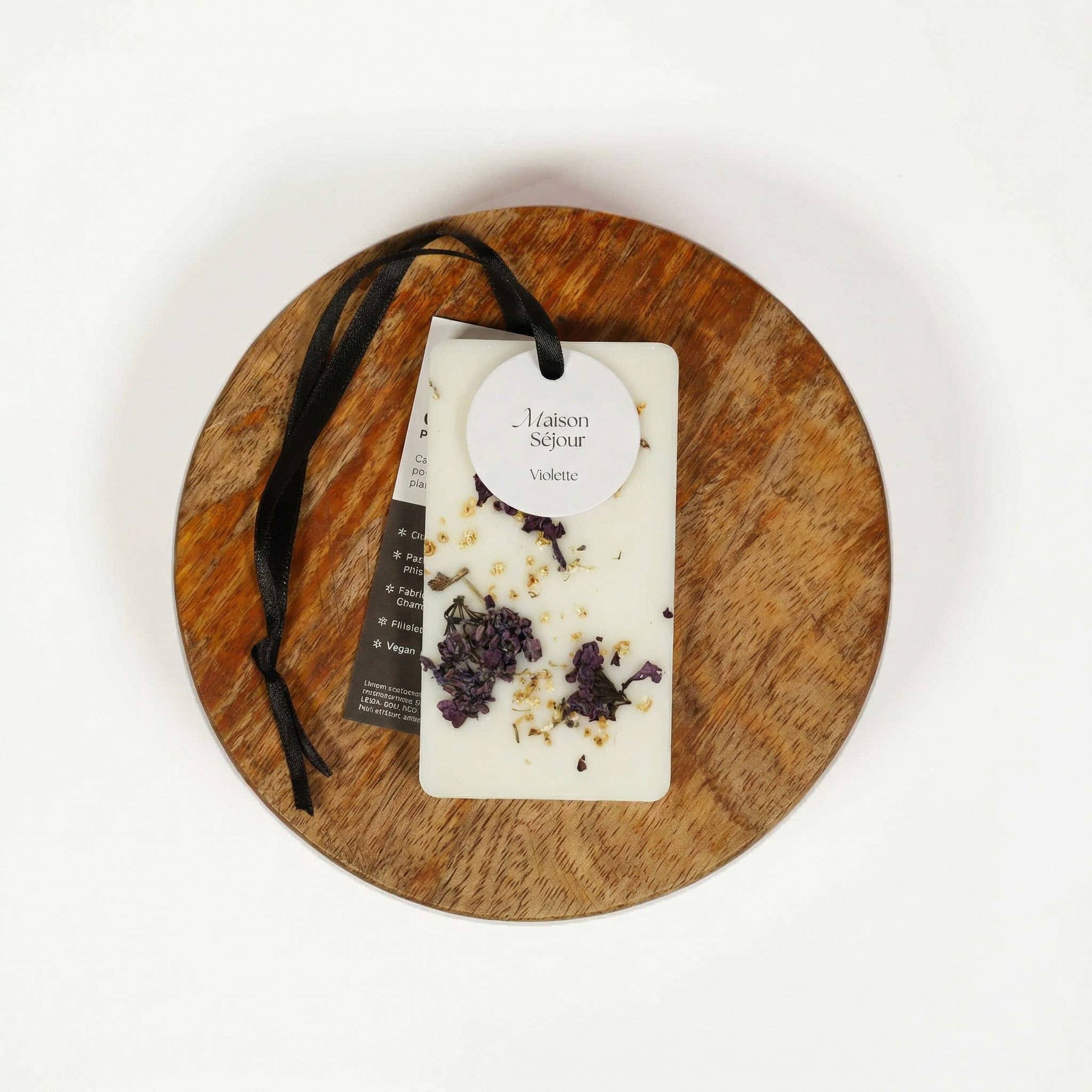 Carte florale parfumée - Violette